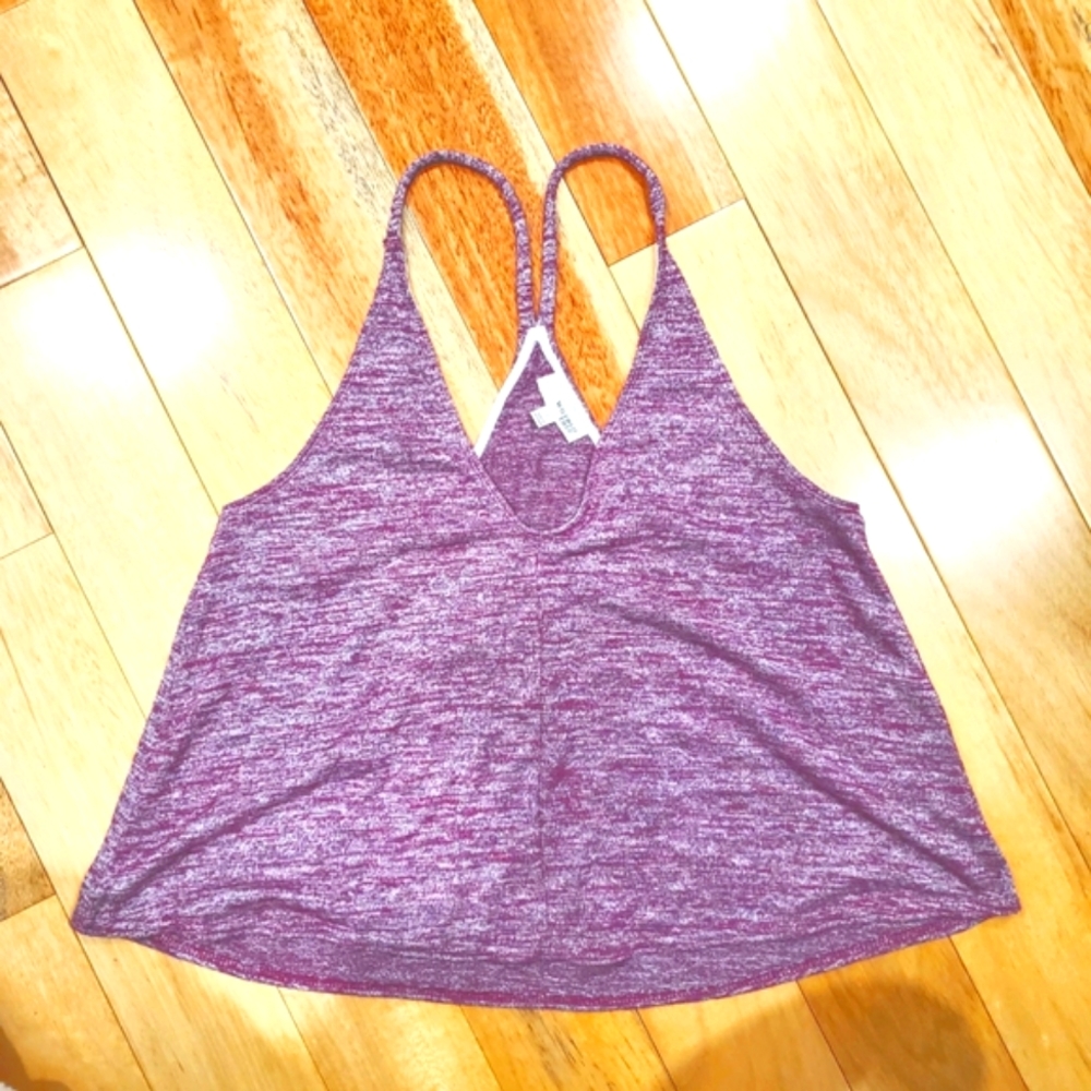 Aritzia Wilfred Free tank, purple/grey, size small